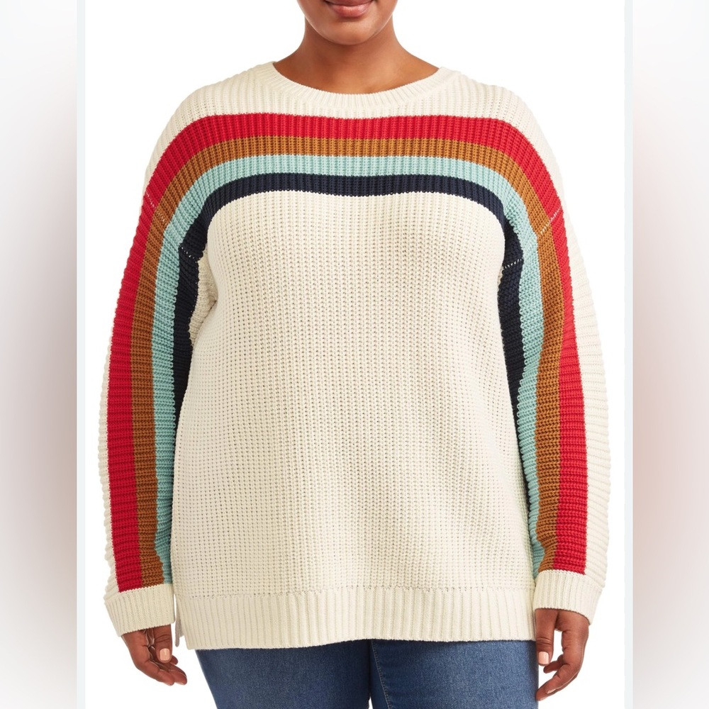 Terra & Sky Multicolor Striped Sweater